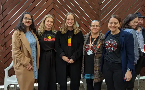 A group of BSL staff pictured at National Reconciliation Week